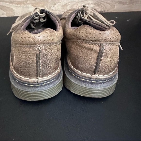 Dr. Martens Brown Casual Leather Oxford Shoes Chunky Y2K US Mens 8 Ladies 9 - Picture 4 of 10